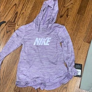 Nike dry fit girls hooded top